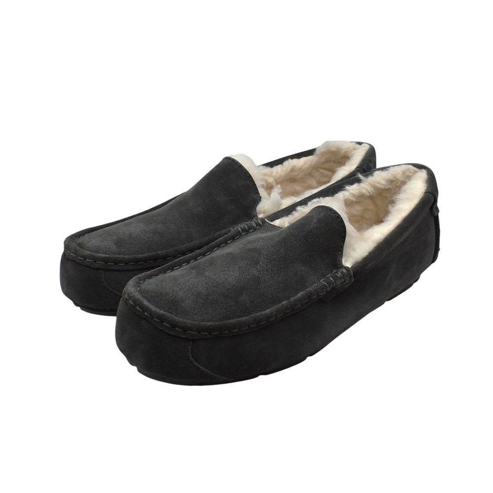 Koolaburra by UGG Mens Tipton Moccasin Slippers Stone Grey Size 9 NEW 1105893